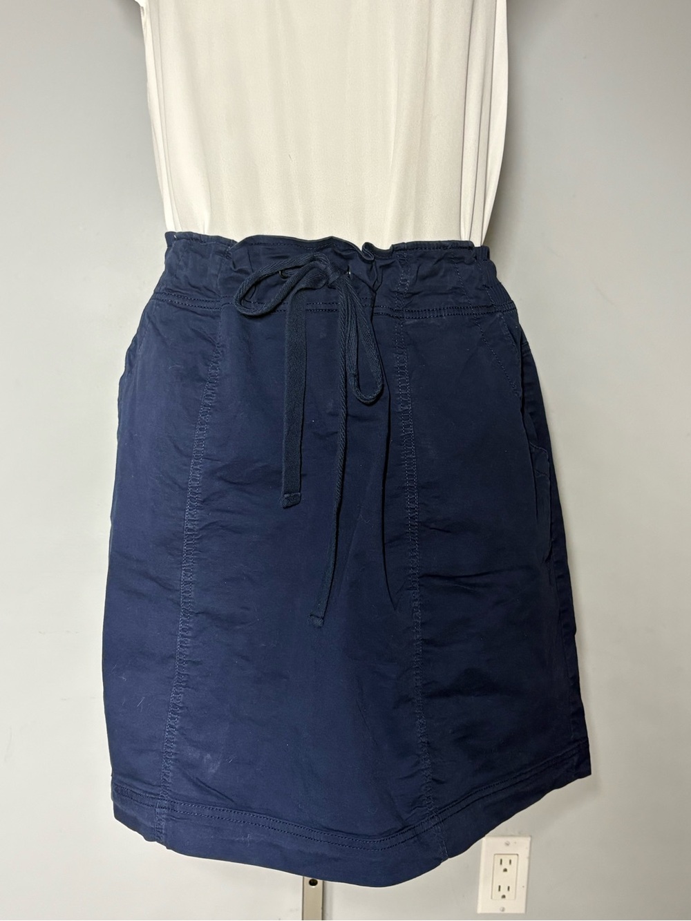 d. jeans Navy Pull-On Skirt with Elastic Waist